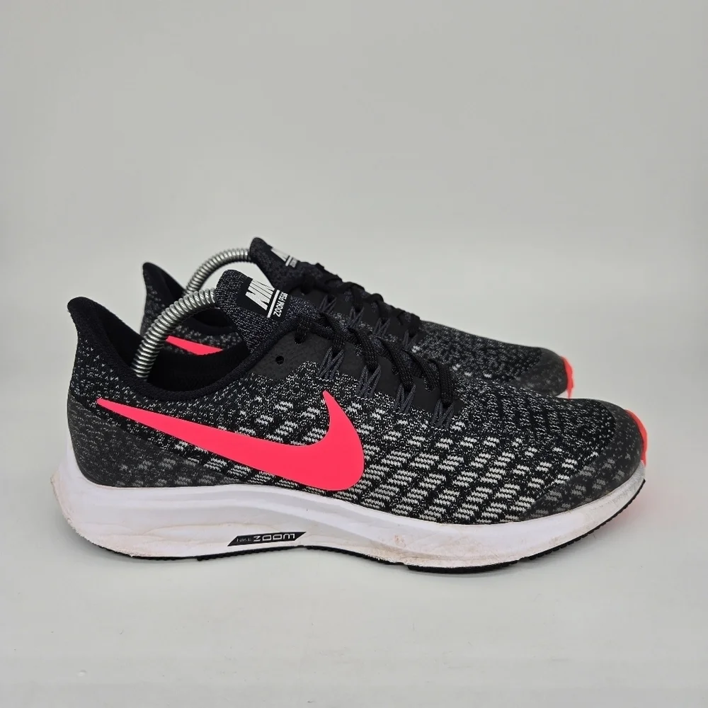 Nike Air Zoom Pegasus 35 GS 'Back Racer Pink' Girls Running Shoes Size 6